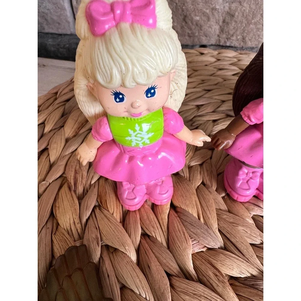 Vintage Cabbage Patch Kids PVC Mini Figures Lot 6 Dolls Angel Holiday